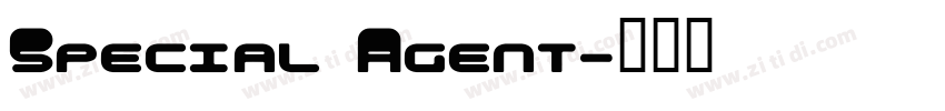 Special Agent字体转换